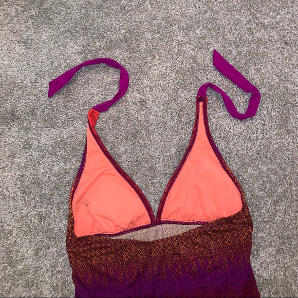 Athleta Red, Purple & Orange Swim CoverUp size M - Picture 7 of 9